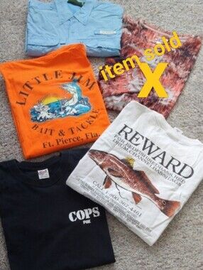 BUNDLE OF 4 Men's Florida Shirts, XL